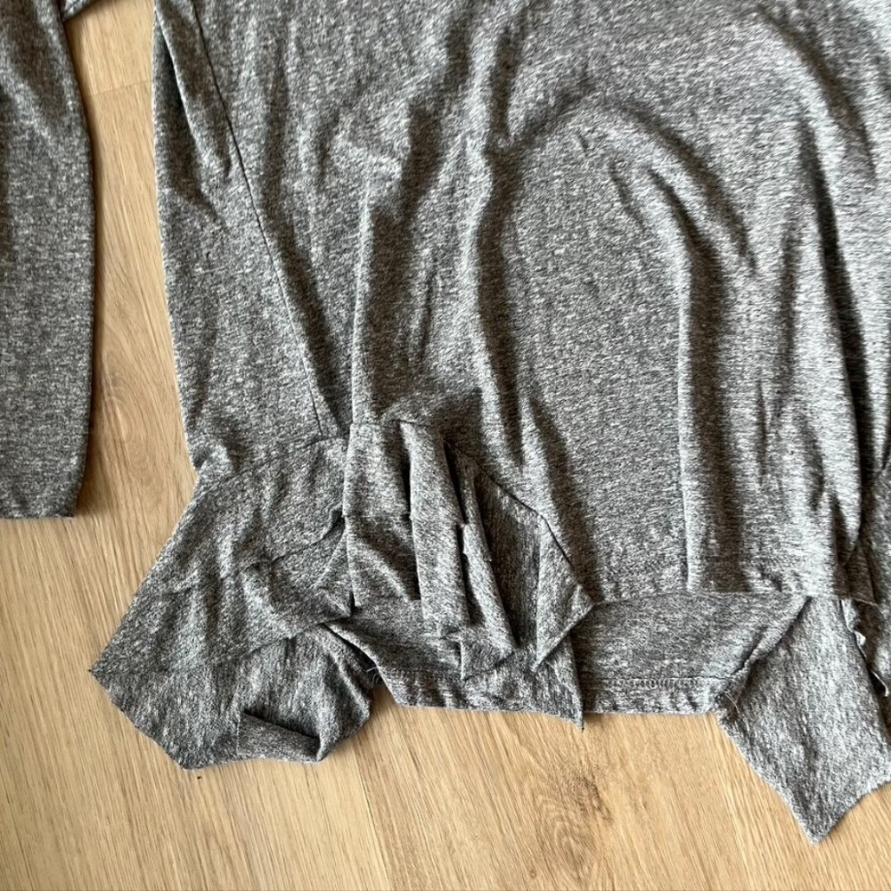 ** Current Elliot the Tier Scoop-Neck Long-Sleeve Top - heather grey - Picture 3 of 10